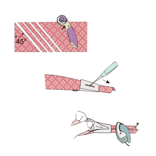 Пристрій для формування косої бейки DONWEI BTM-18, 18 мм - Інтернет-магазин