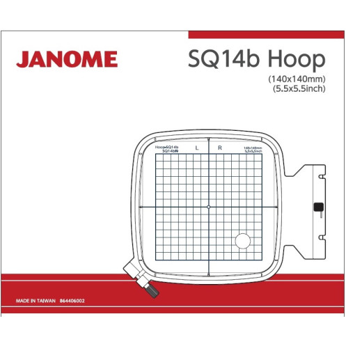 Пяльці JANOME SQ14b Hoop (140х140 мм) для Janome 550E - Інтернет-магазин