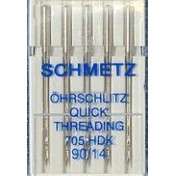 Голки SCHMETZ Універсальні з прорізом для швидкого заправлення №90 (5)