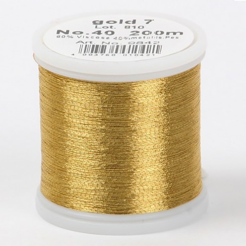MADEIRA Metallic №40 200м цвет gold-7 - Интернет-магазин 