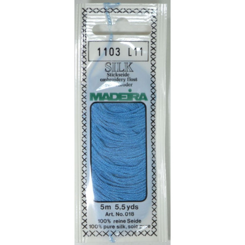Нитки мулине из чистого шелка MADEIRA SILK 1103 - Интернет-магазин 