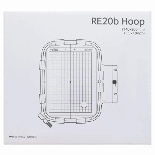 Пяльці JANOME RE20b Hoop (140х200 мм)  для Janome 500E-550E - Інтернет-магазин
