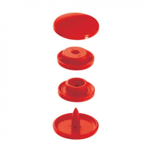Кнопки "Color Snaps" круглые светло-красные PRYM 393101 - Интернет-магазин 